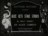 Alice Gets Stage Struck（原題）