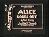 Alice Loses Out（原題）